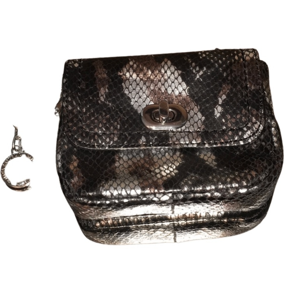 Banana Republic Metallic Snakeskin Crossbody